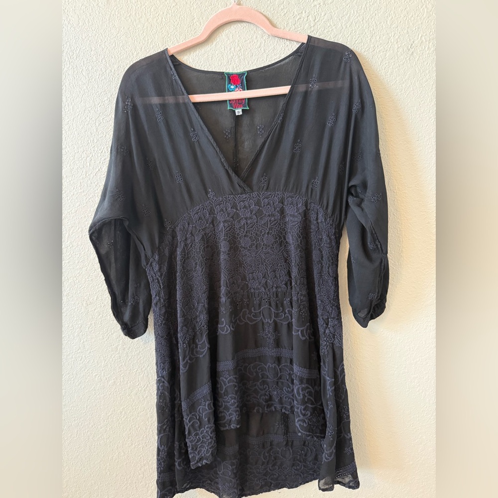 Johnny Was embroidered top